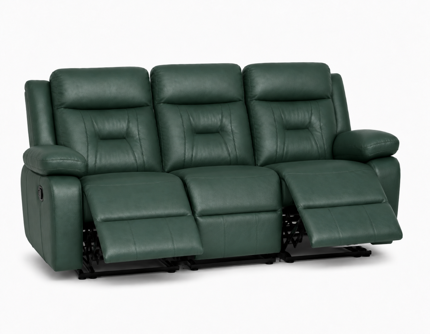 Leather 3-Seater Recliner view 5